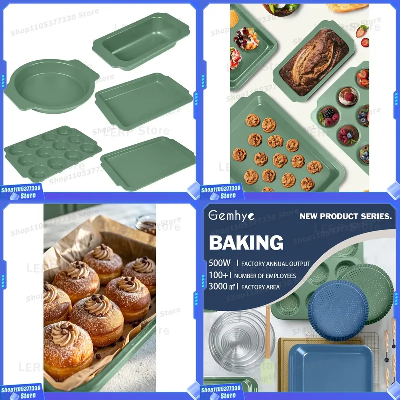 Bread Baking Kitchen Utensils - Non Stick Carbon Steel Cake Molds