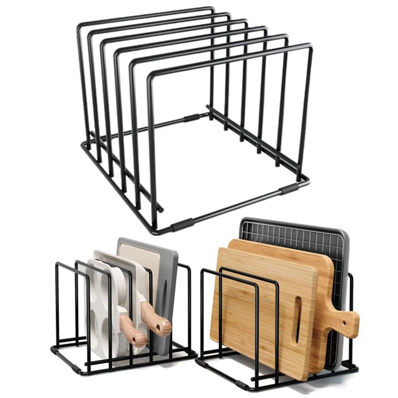 Kitchen Baking Tray Organiser - Anti-slip Feet Organizer Baking Tray Holder
