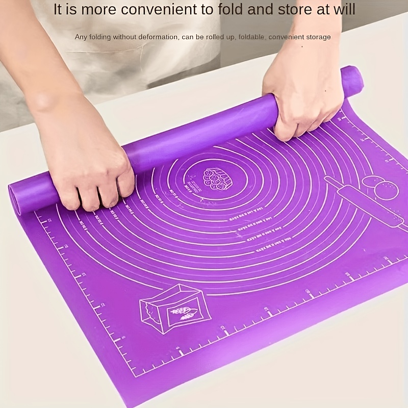 2Pcs Silicone Dough Mat & Roll - Kitchen Roll Baking ulasan dan harga