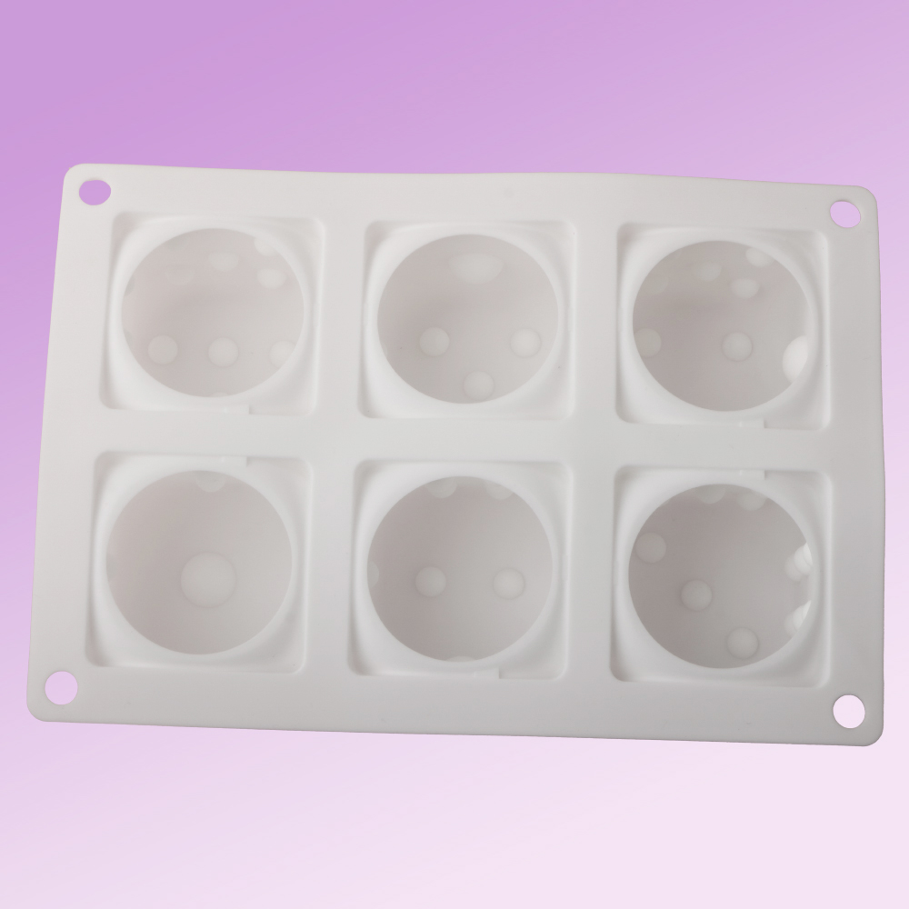6-Cell Cube Mousse Cake Mould  - Kitchen Appliances For Baking ulasan dan harga