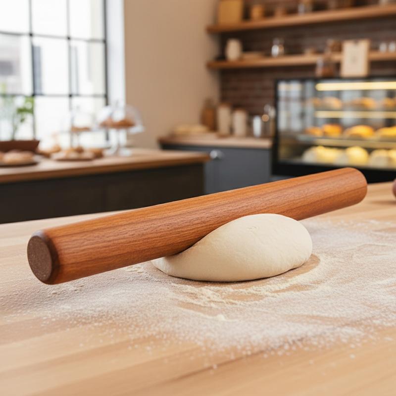 30cm Wooden Rolling Pin Dough  - Kitchen Roll Baking ulasan dan harga
