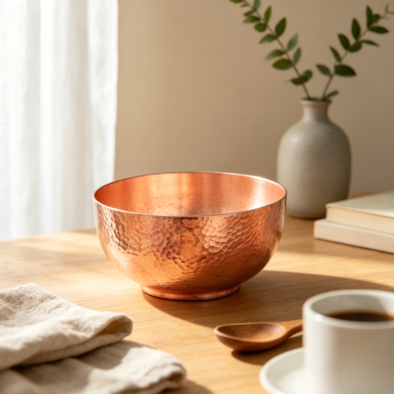 Minimalist Pure Copper Bowl Du - Stand Mixer Bowl ulasan dan harga