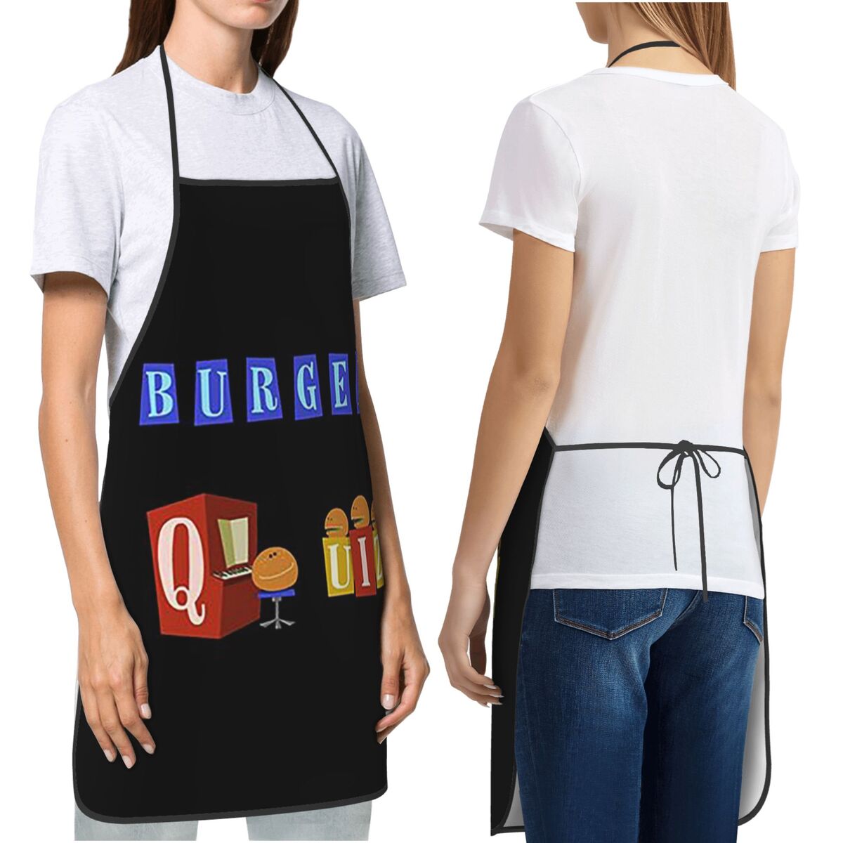 Burger Quiz New Logo Aprons Ch - Kitchen Quiz ulasan dan harga