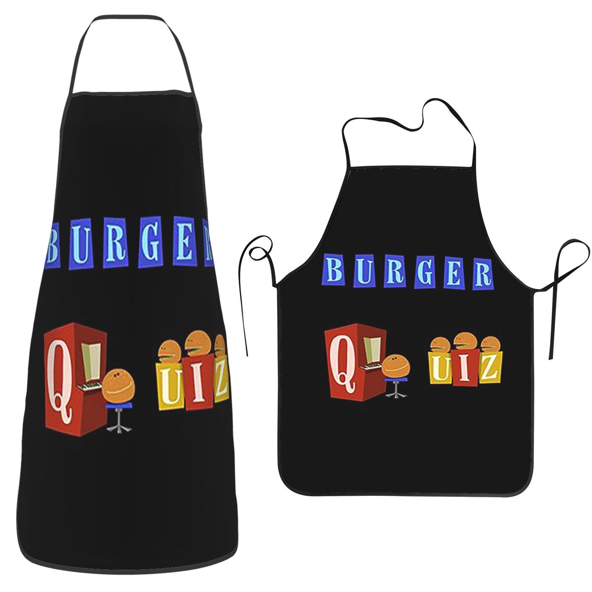 Burger Quiz New Logo Aprons Ch - Kitchen Quiz ulasan dan harga