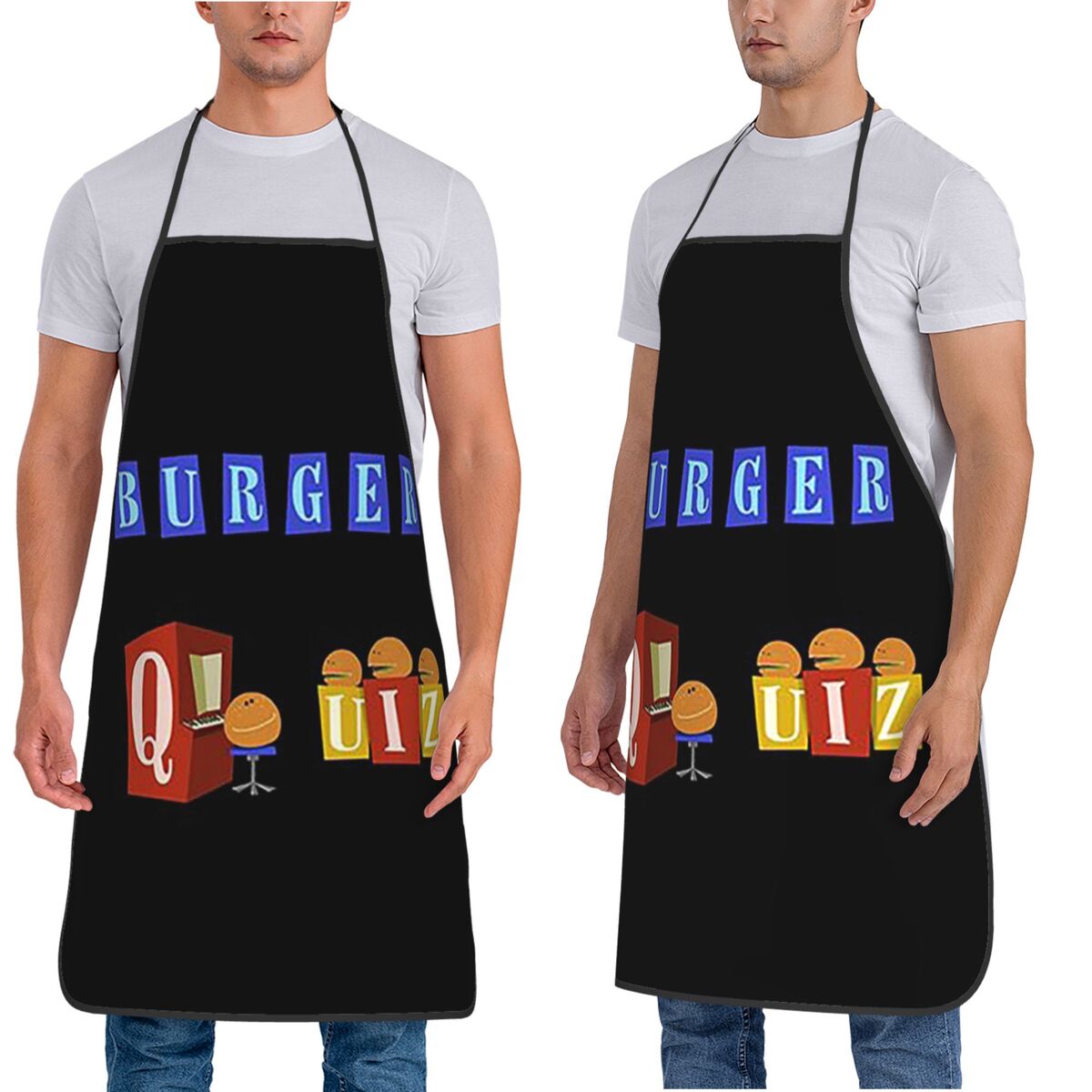 Burger Quiz New Logo Aprons Ch - Kitchen Quiz ulasan dan harga