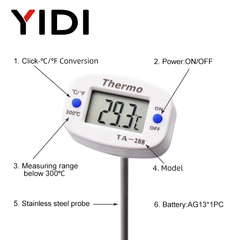 LCD Digital TA288 Food BBQ Pro - Kitchen Quiz ulasan dan harga