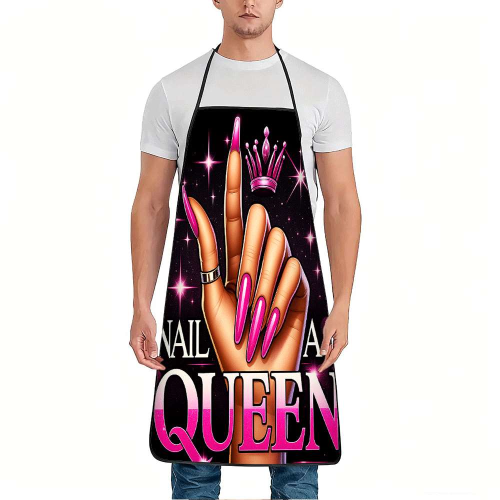 1 Trendy Nail Art-Themed Apron - Baking Kitchen Design Ideas ulasan dan harga
