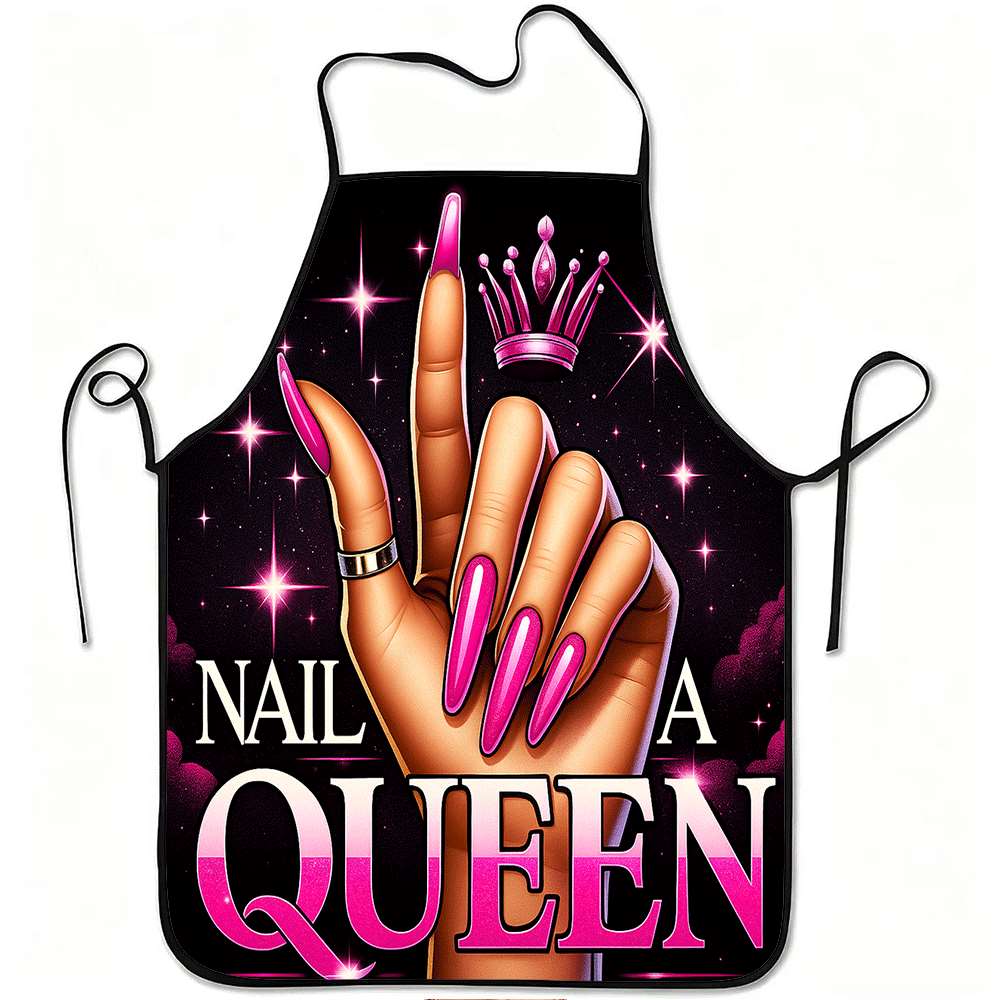 1 Trendy Nail Art-Themed Apron - Baking Kitchen Design Ideas ulasan dan harga
