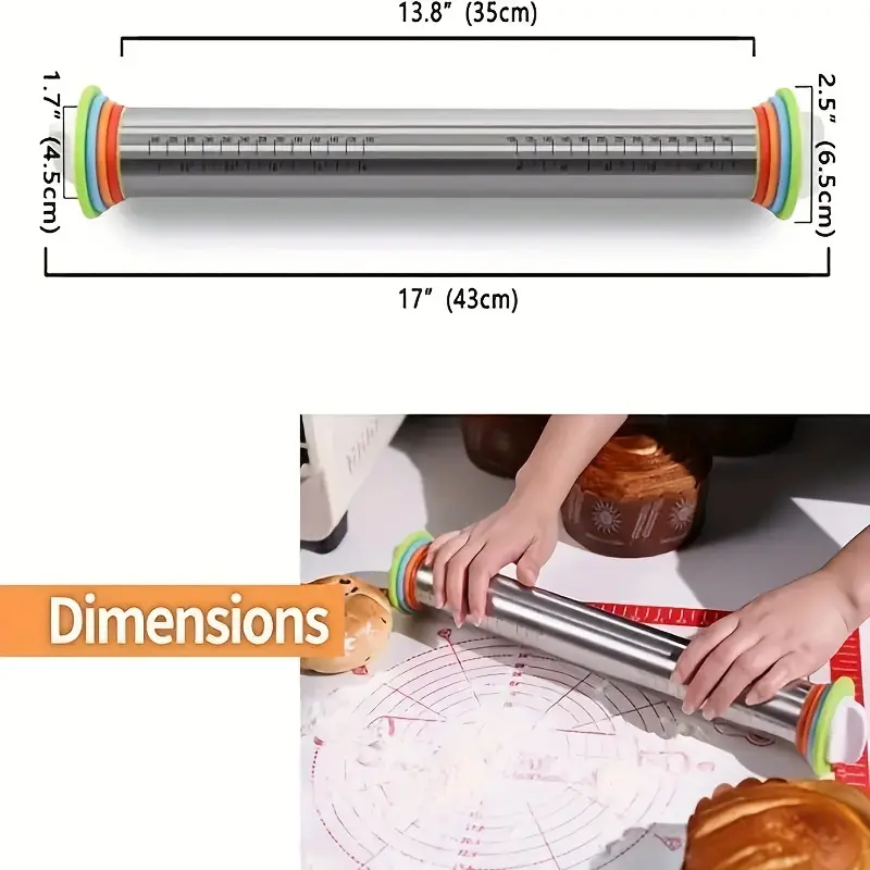 Adjustable Thickness Rolling P - Kitchen Roll Baking ulasan dan harga