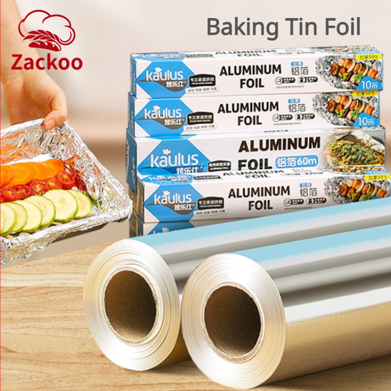 Zackoo 10/20/40M Aluminium Foi - Kitchen Baking Paper ulasan dan harga