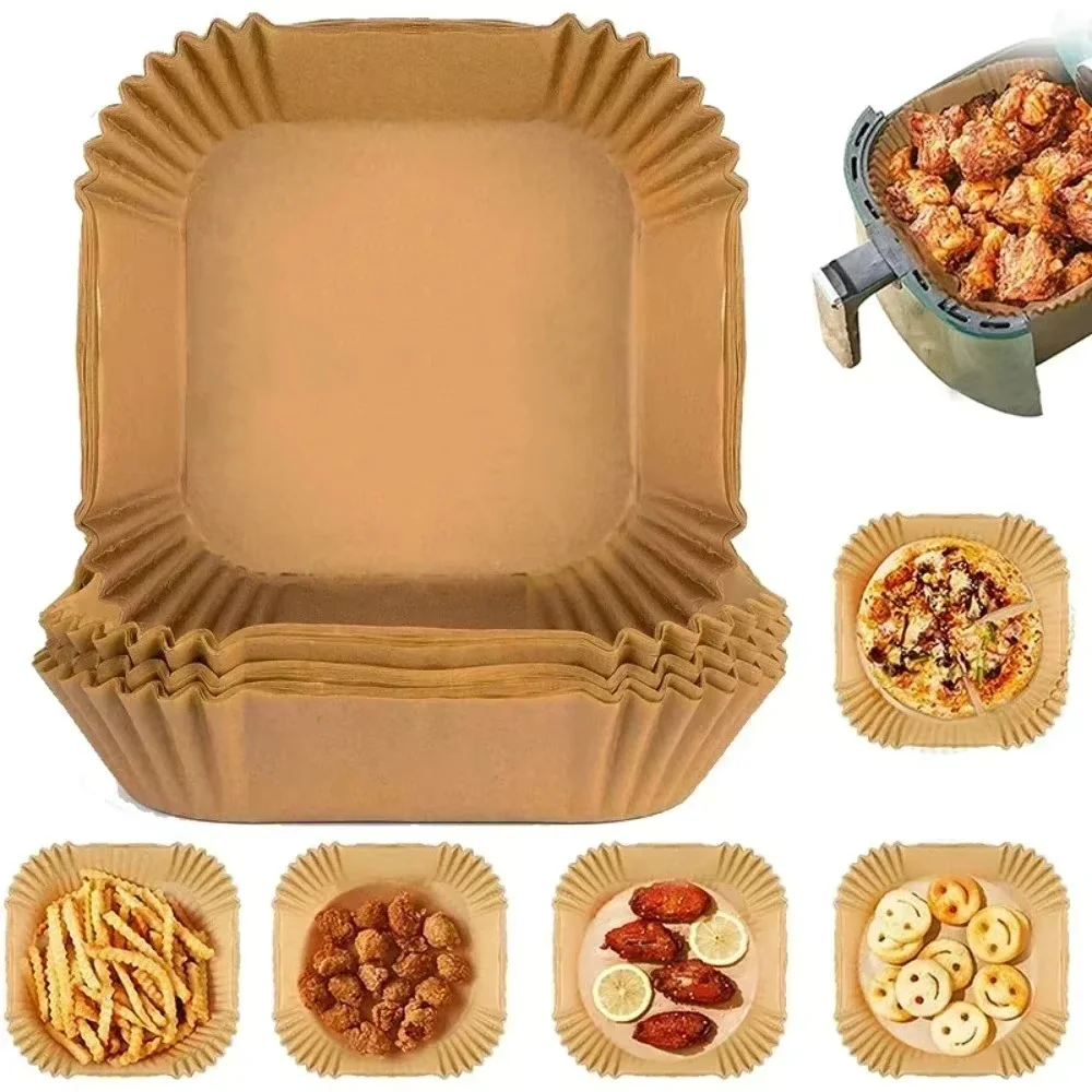 50/100PCS Air Fryer Special Pa - Kitchen Baking Paper ulasan dan harga