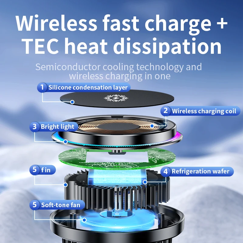 Ice Cooling Magnetic Wireless  - Cooling Rack Wire ulasan dan harga