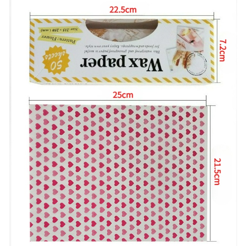 50PCS Food Grade Greaseproof P - Kitchen Baking Paper ulasan dan harga