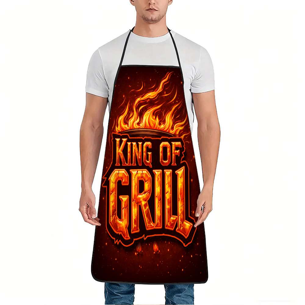 1 Piece of Bbq King Apron, Bbq - Baking Kitchen Design Ideas ulasan dan harga