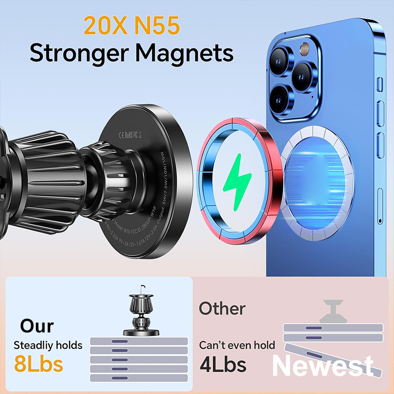 UYUXIO 15W Fast Charging Magne - Cooling Rack Wire ulasan dan harga