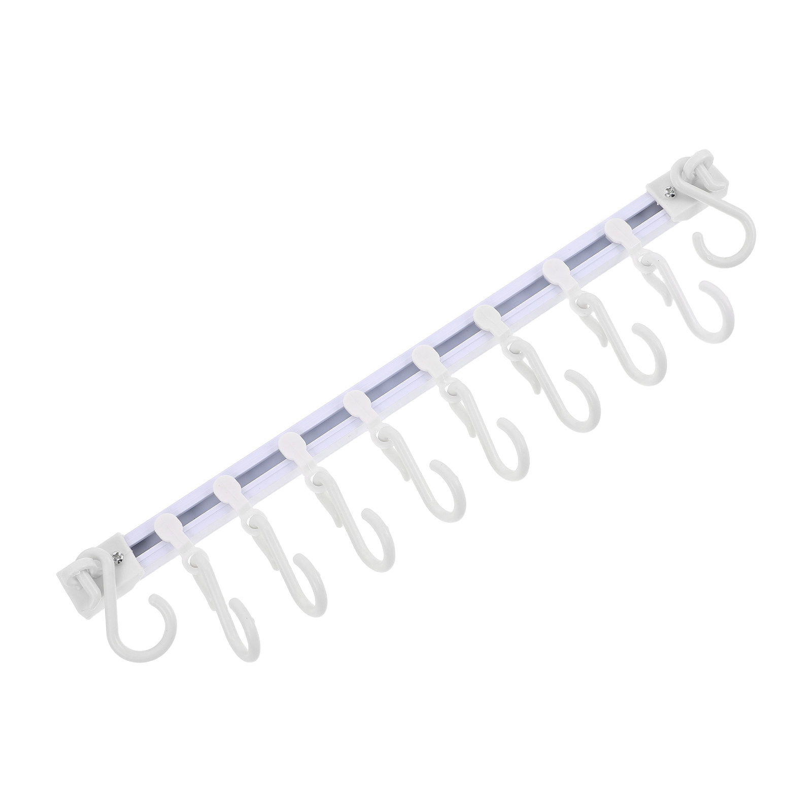 2Sets Sliding Rail Hooks Wall  - Kitchen Utensils ulasan dan harga