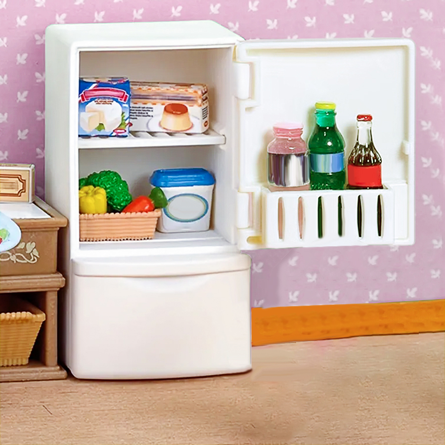 Dollhouse Miniature Refrigerat - Miniature Baking Kitchen ulasan dan harga