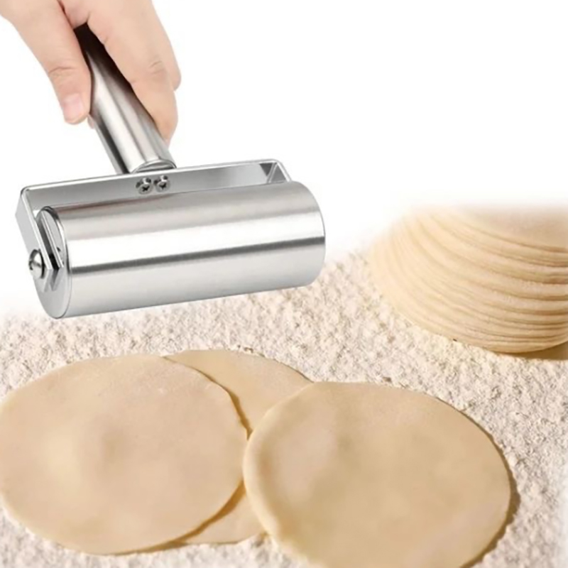 Stainless Steel Double Head Ro - Kitchen Roll Baking ulasan dan harga