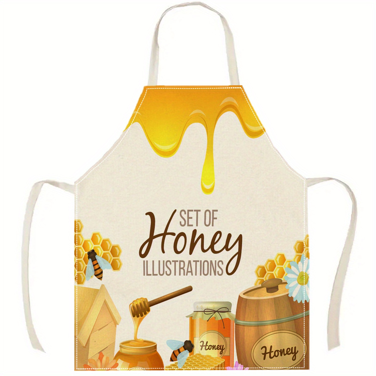 1pc Honey Bee Apron Sweet Kitc - Baking Kitchen Design Ideas ulasan dan harga