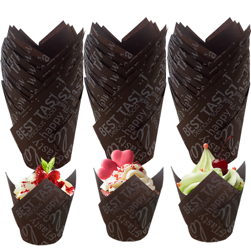 50Pcs/100Pcs Coffee-Themed Tul - Kitchen Baking Paper ulasan dan harga