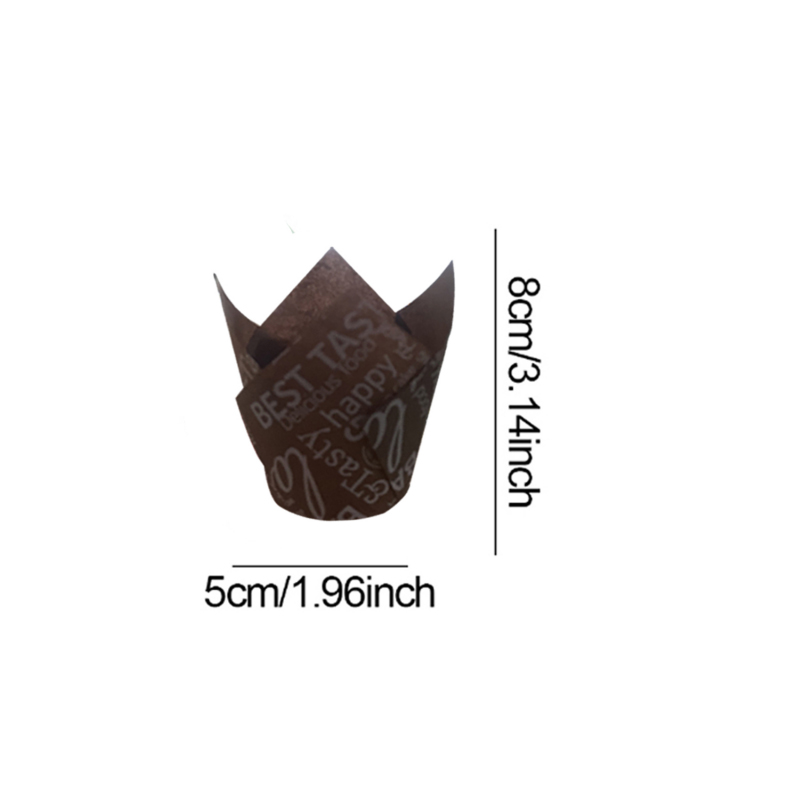 50Pcs/100Pcs Coffee-Themed Tul - Kitchen Baking Paper ulasan dan harga