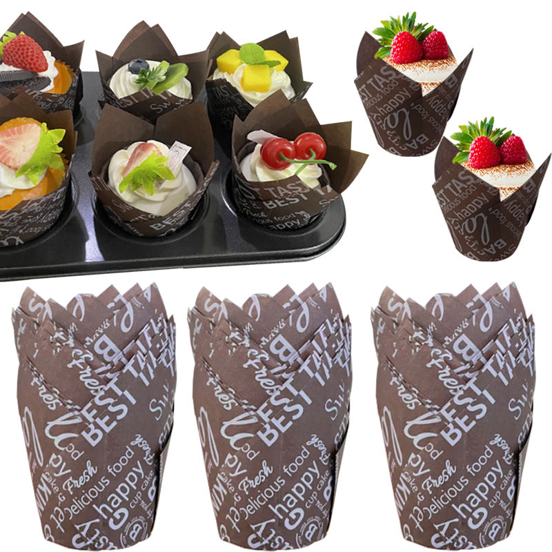 50Pcs/100Pcs Coffee-Themed Tul - Kitchen Baking Paper ulasan dan harga