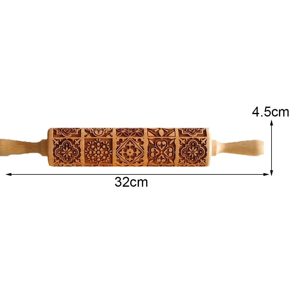 1 pcs Wooden Sunflower Embosse - Kitchen Roll Baking ulasan dan harga