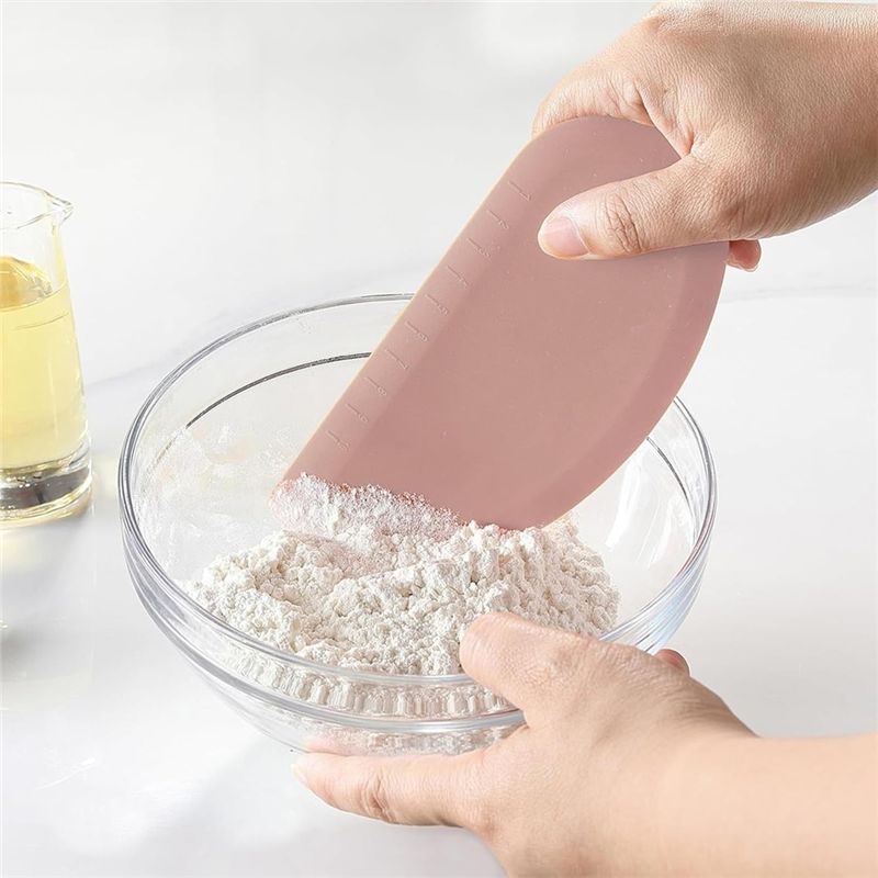 ABAH-Silicone Bowl Scraper Fle - Dough Scraper Curved ulasan dan harga