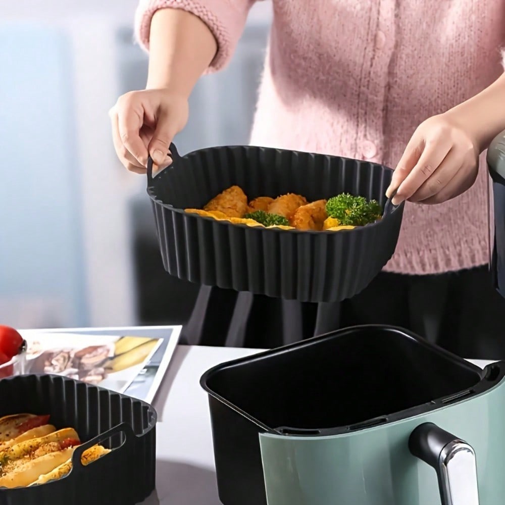 1pc Reusable Silicone Air Frye - Kitchen Baking Paper ulasan dan harga