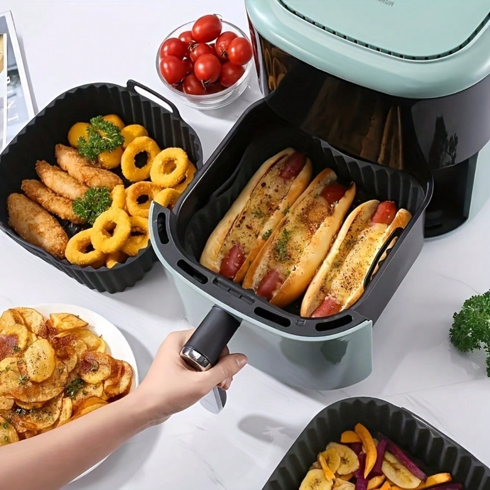 1pc Reusable Silicone Air Frye - Kitchen Baking Paper ulasan dan harga