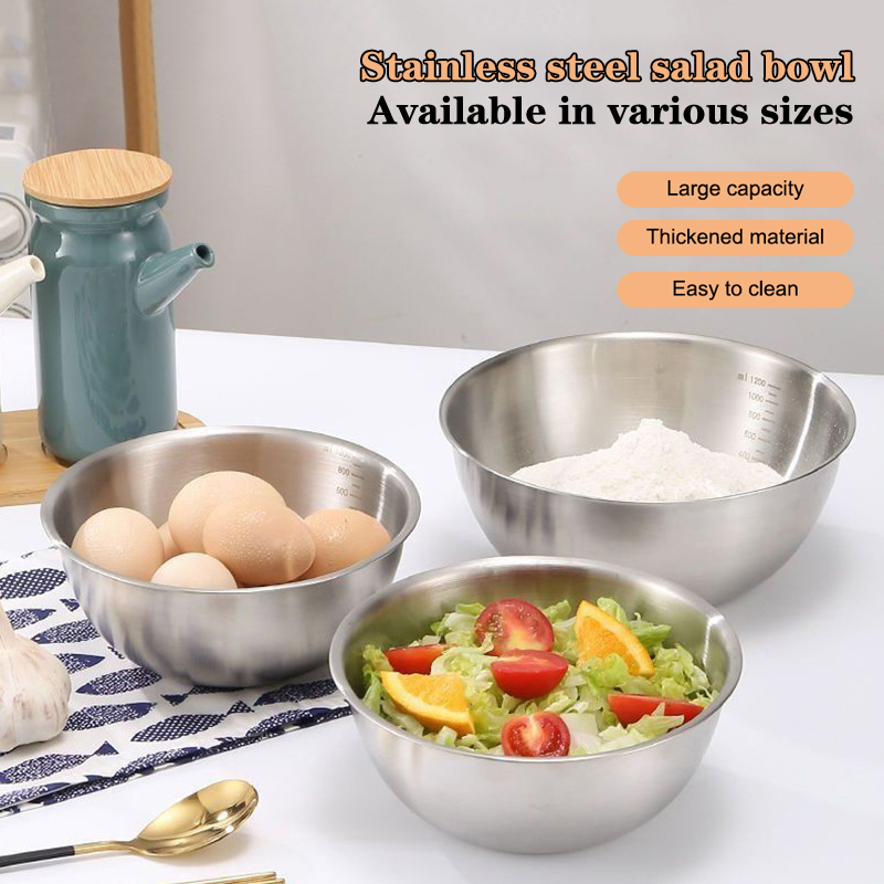 1PC Stainless Steel Bowl Set W - Stand Mixer Bowl ulasan dan harga