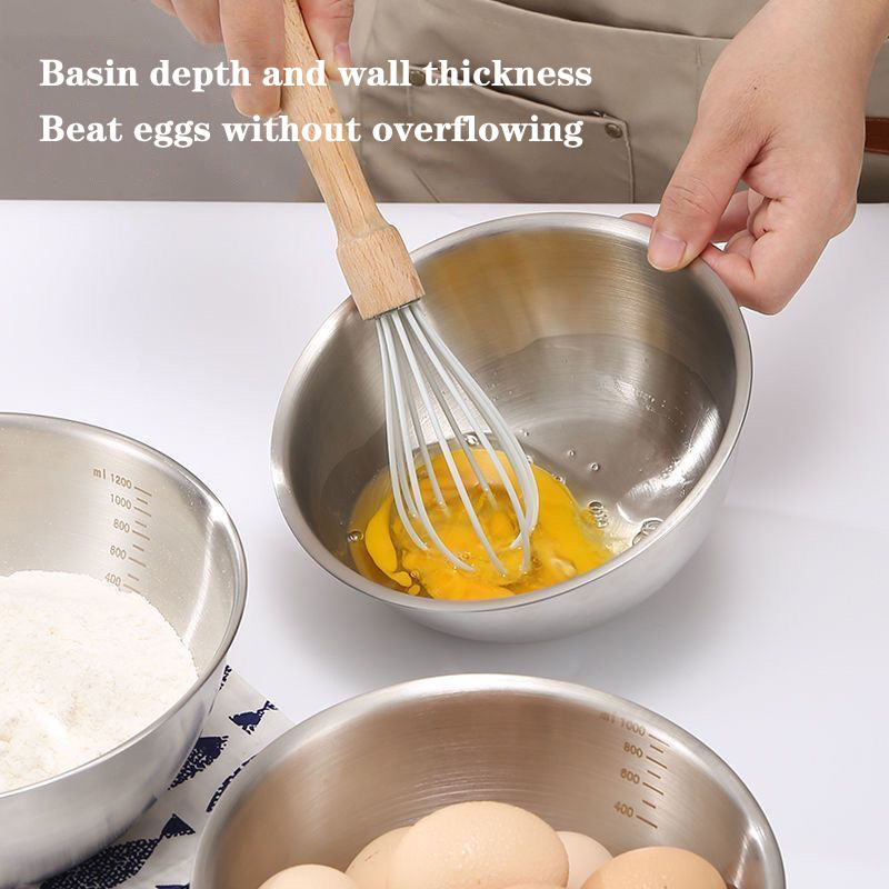 1PC Stainless Steel Bowl Set W - Stand Mixer Bowl ulasan dan harga