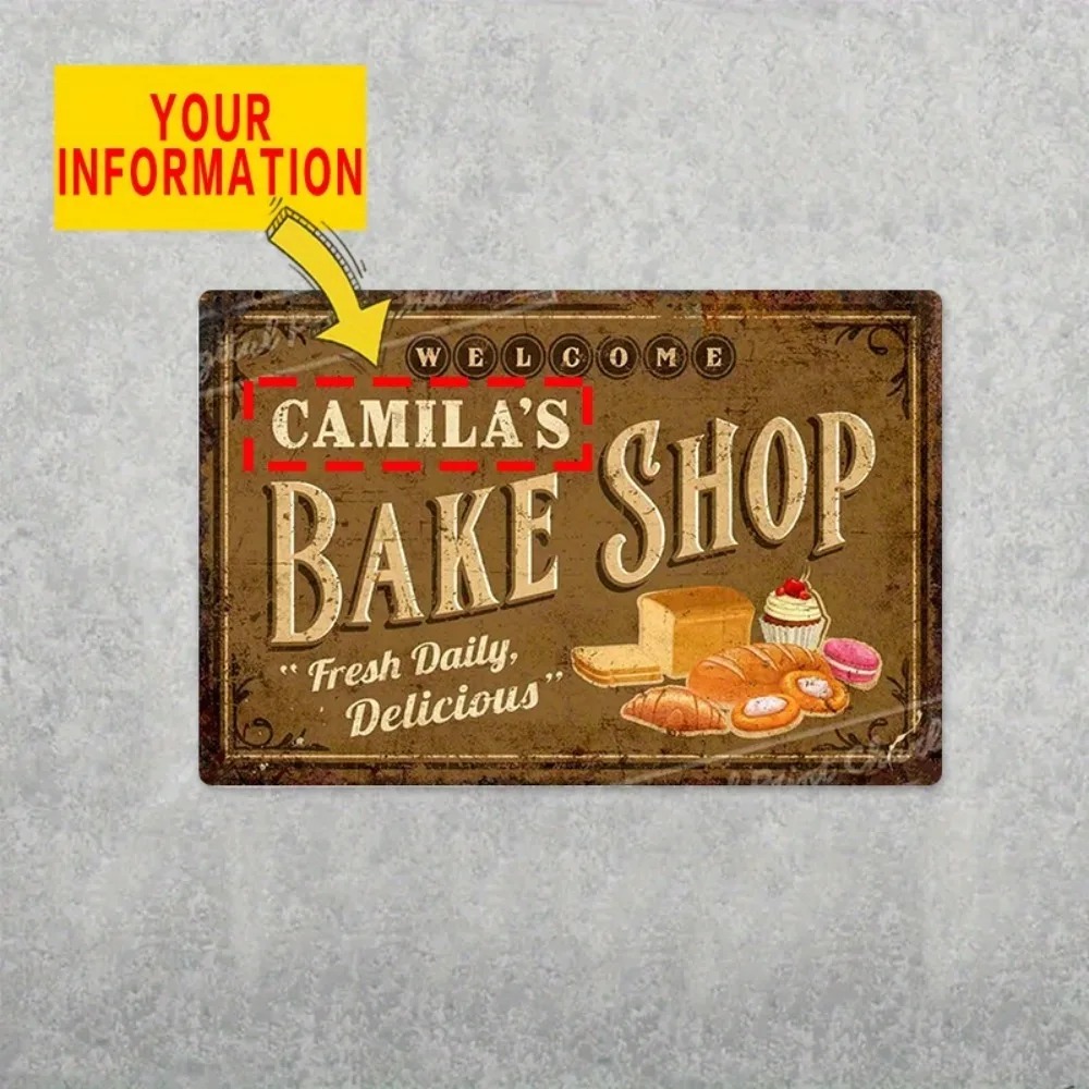 CIFbuy Vintage Camila's Bake S - Kitchen Baking Wall Art ulasan dan harga