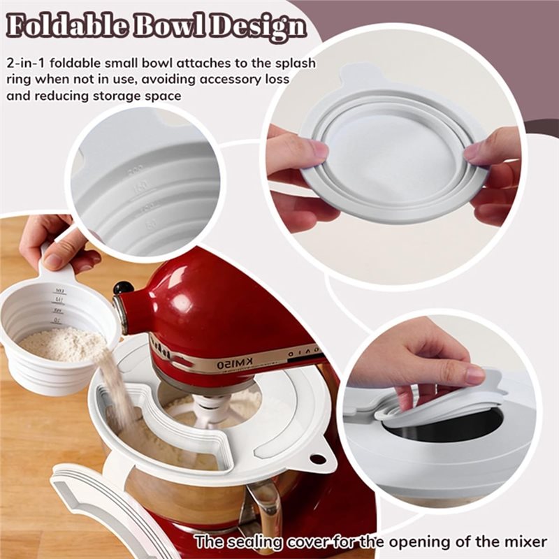 【NECESSITY】Silicone Mixers Bow - Stand Mixer Bowl ulasan dan harga