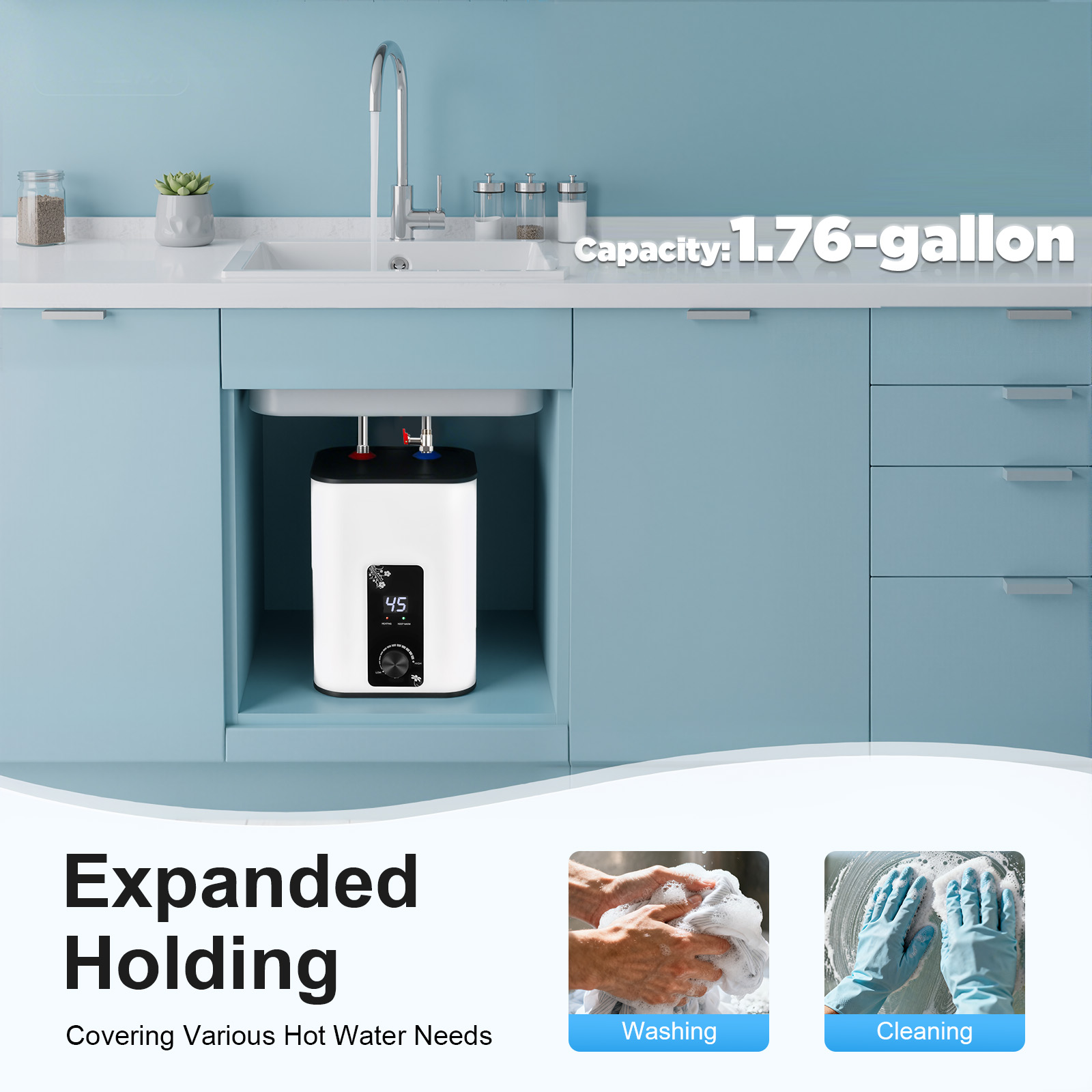 Instant Hot Water Heater 1500W - Miniature Baking Kitchen ulasan dan harga