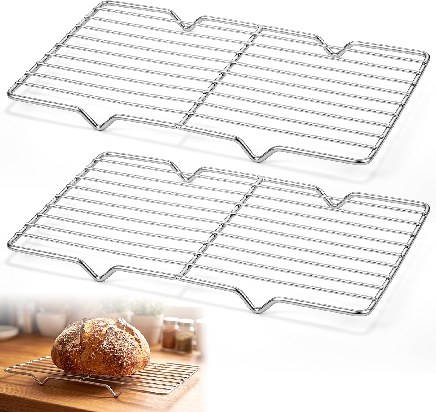 2 Pack Cooling Racks, 5L x 10. - Cooling Rack Wire ulasan dan harga