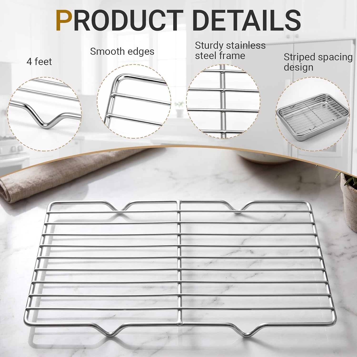 2 Pack Cooling Racks, 5L x 10. - Cooling Rack Wire ulasan dan harga