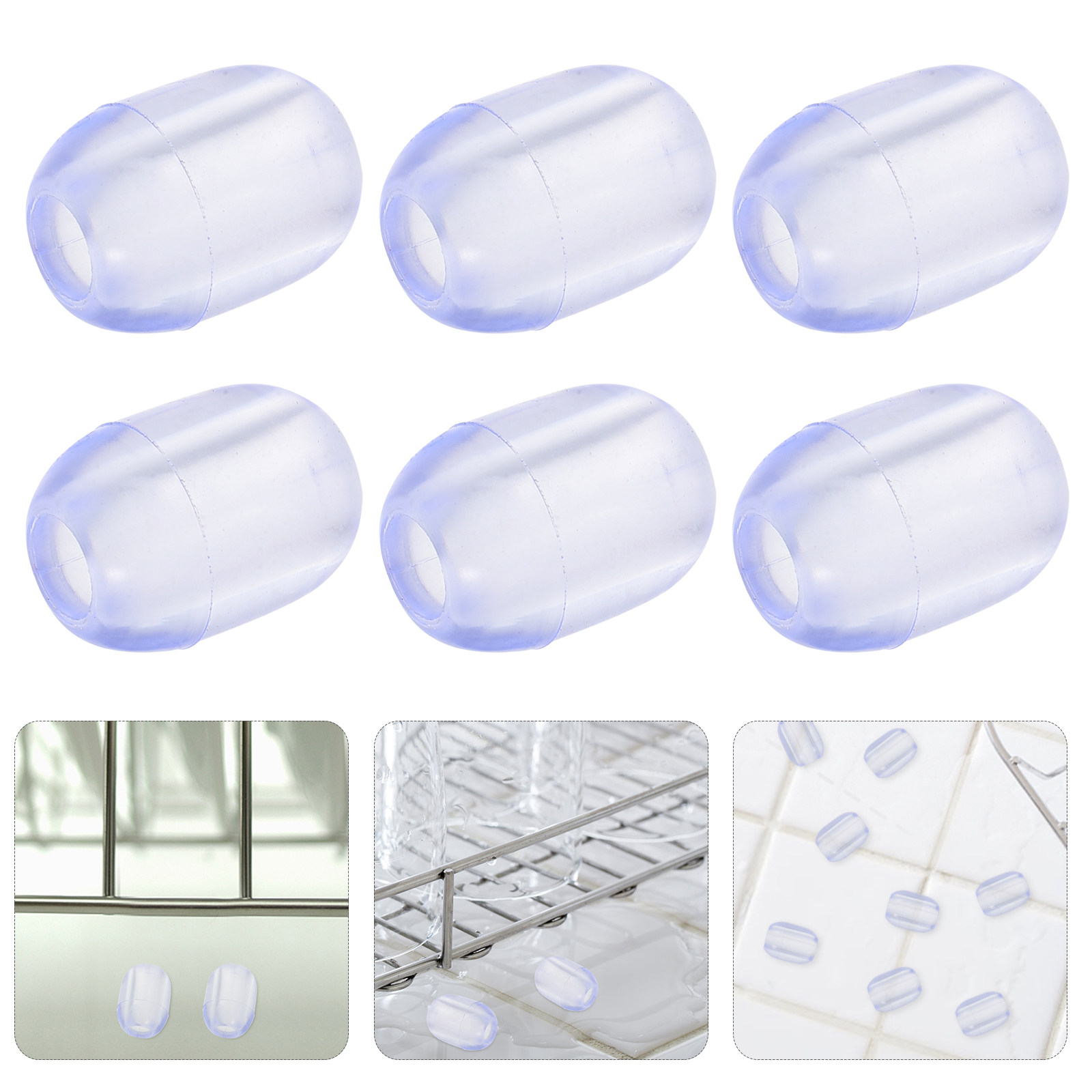 10Pcs Rubber Sink Rack Feet Pr - Kitchen Utensils ulasan dan harga