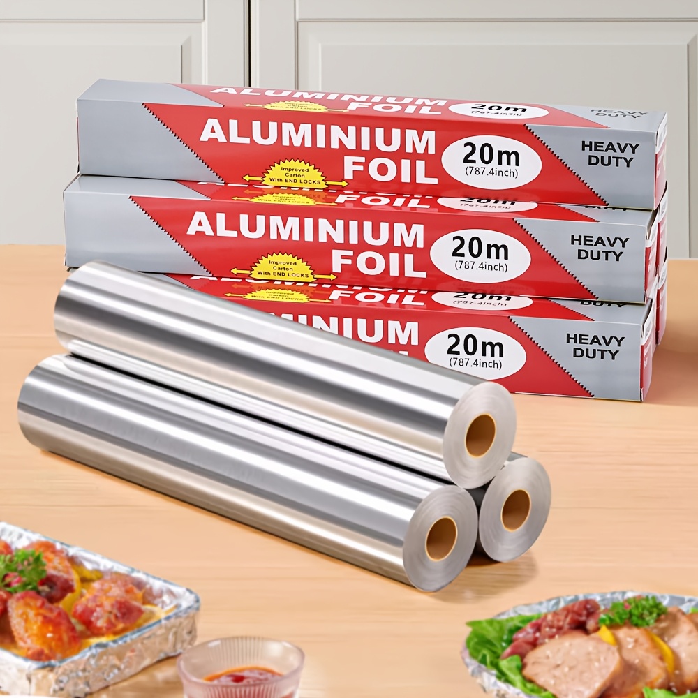 Heavy‑Duty Aluminum Foil Roll, - Kitchen Roll Baking ulasan dan harga