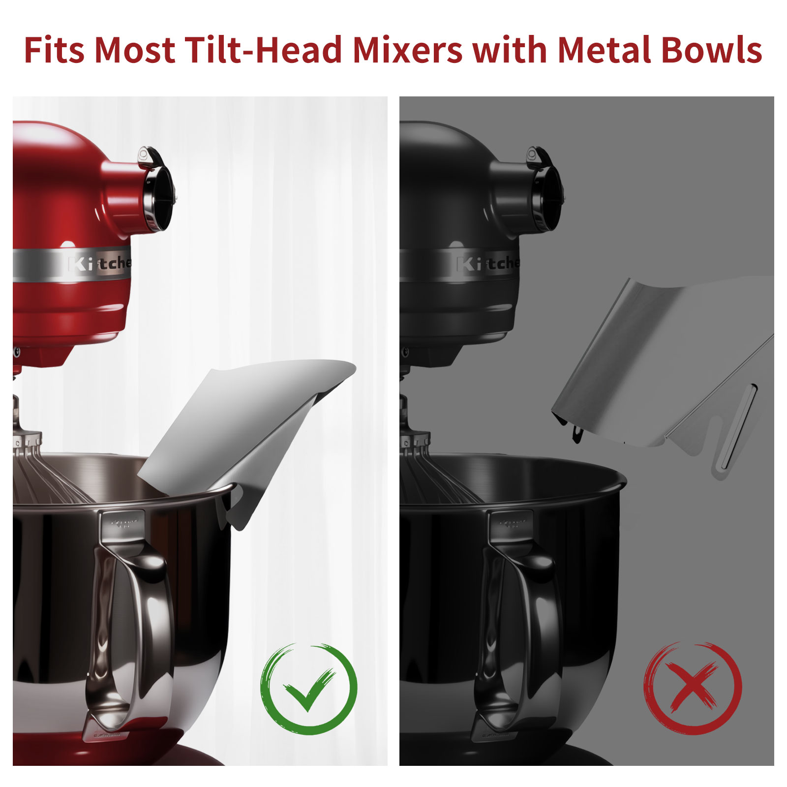 1pc Stainless Steel Tipping Gu - Stand Mixer Bowl ulasan dan harga