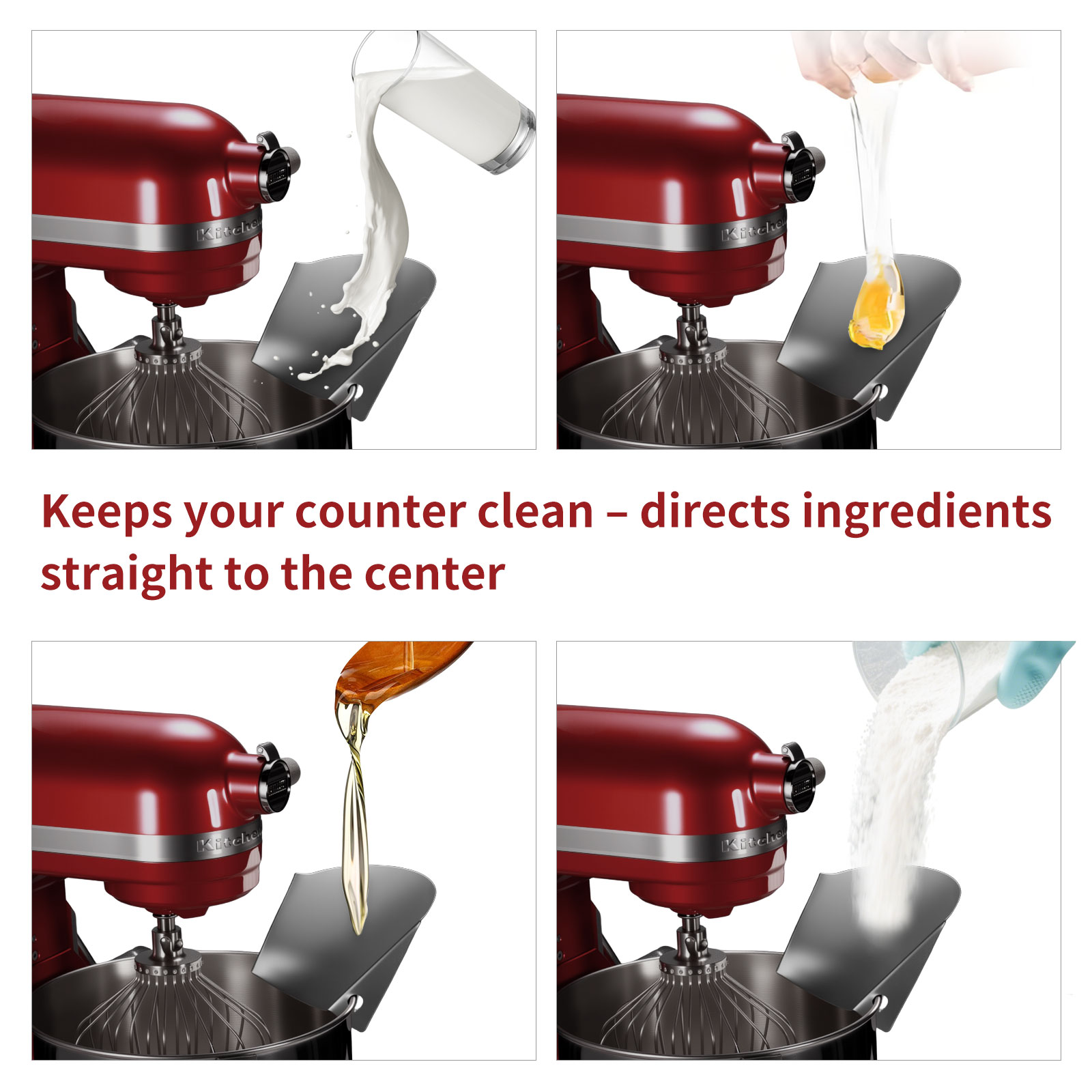 1pc Stainless Steel Tipping Gu - Stand Mixer Bowl ulasan dan harga