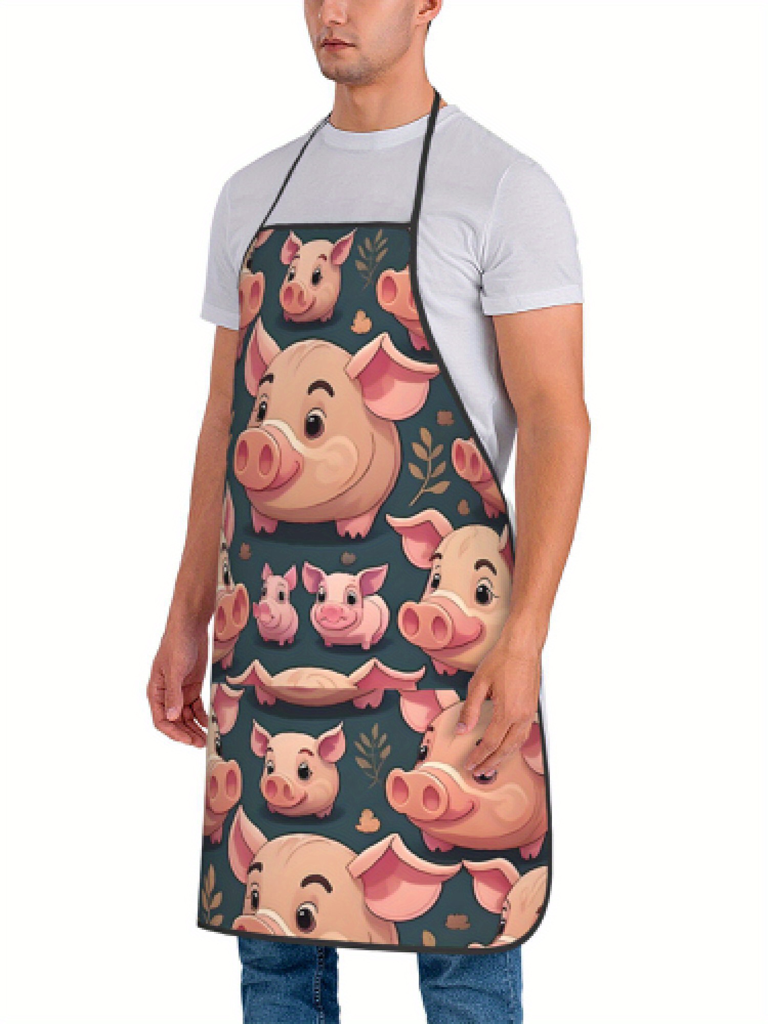 1 Piece Retro Pink Pig Design  - Baking Kitchen Design Ideas ulasan dan harga
