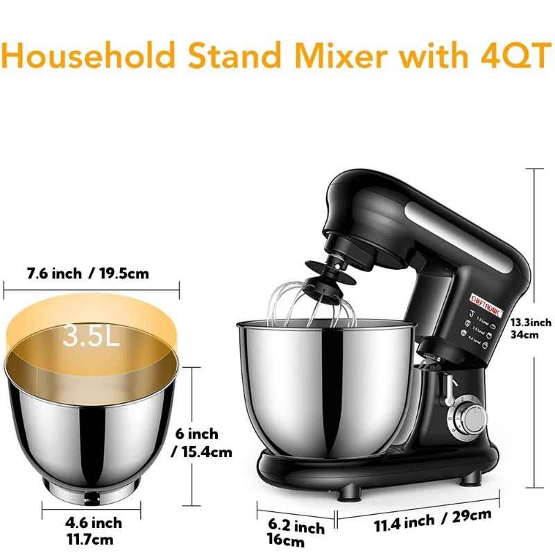 1000W 3.5L Multifunction Elect - Kitchen Robot Baking ulasan dan harga