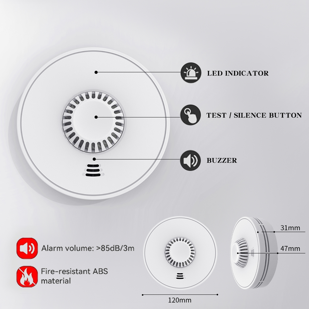 V-COME Standalone Heat Alarm w - Kitchen Quiz ulasan dan harga