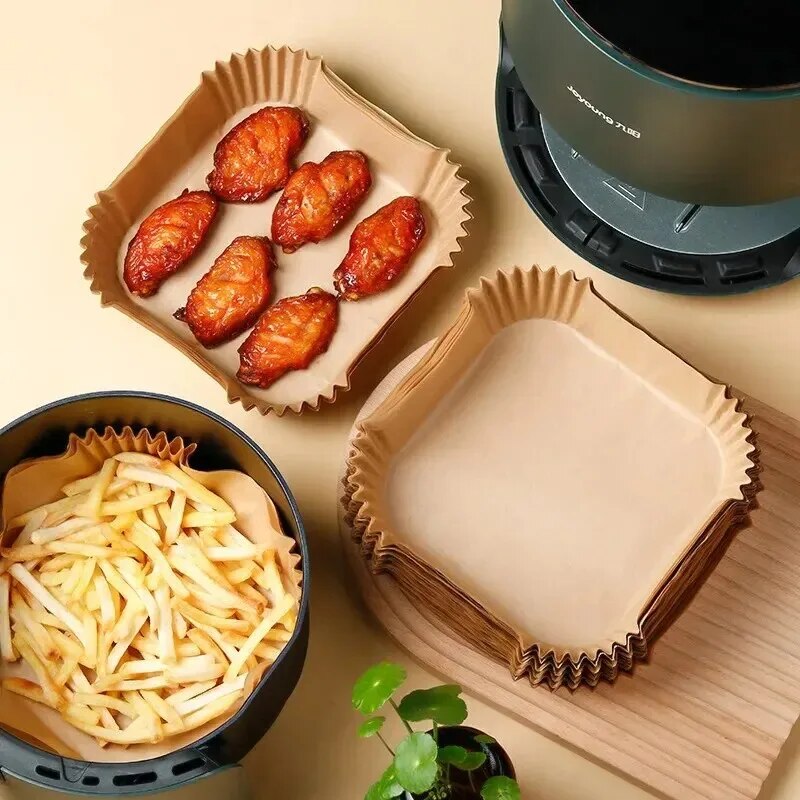 50Pcs Air Fryer Disposable Pap - Kitchen Baking Paper ulasan dan harga