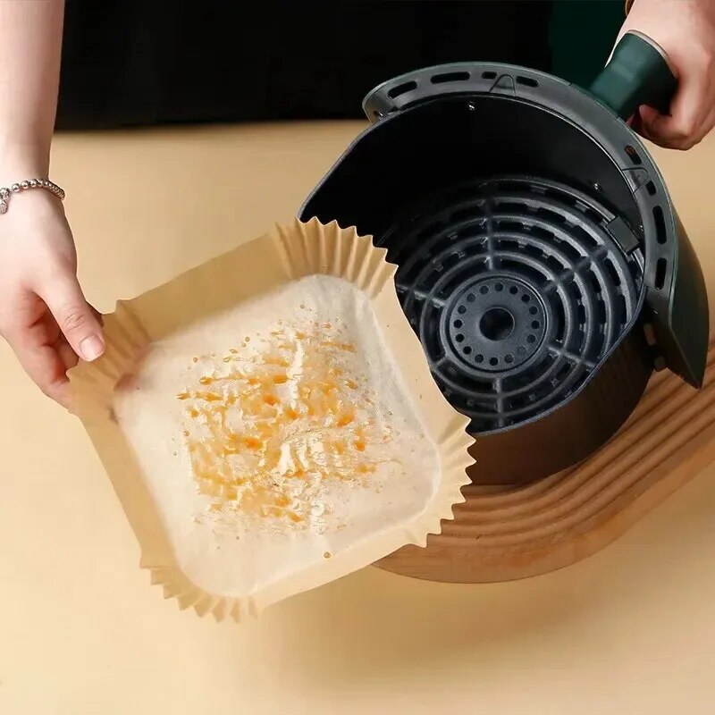 50Pcs Air Fryer Disposable Pap - Kitchen Baking Paper ulasan dan harga