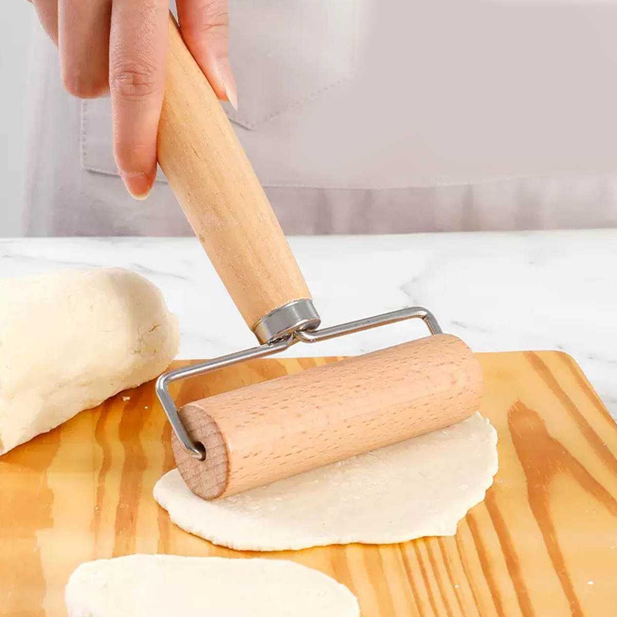 1PC Rolling pin; wooden baking - Kitchen Roll Baking ulasan dan harga