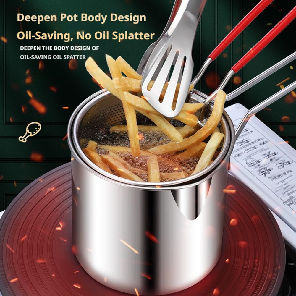 Stainless Steel Deep Fryer Pot - Miniature Baking Kitchen ulasan dan harga
