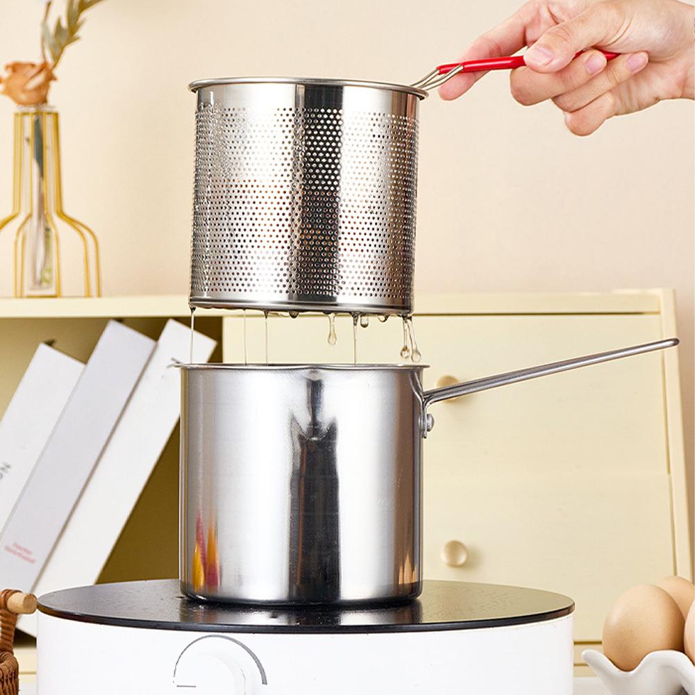 Stainless Steel Deep Fryer Pot - Miniature Baking Kitchen ulasan dan harga