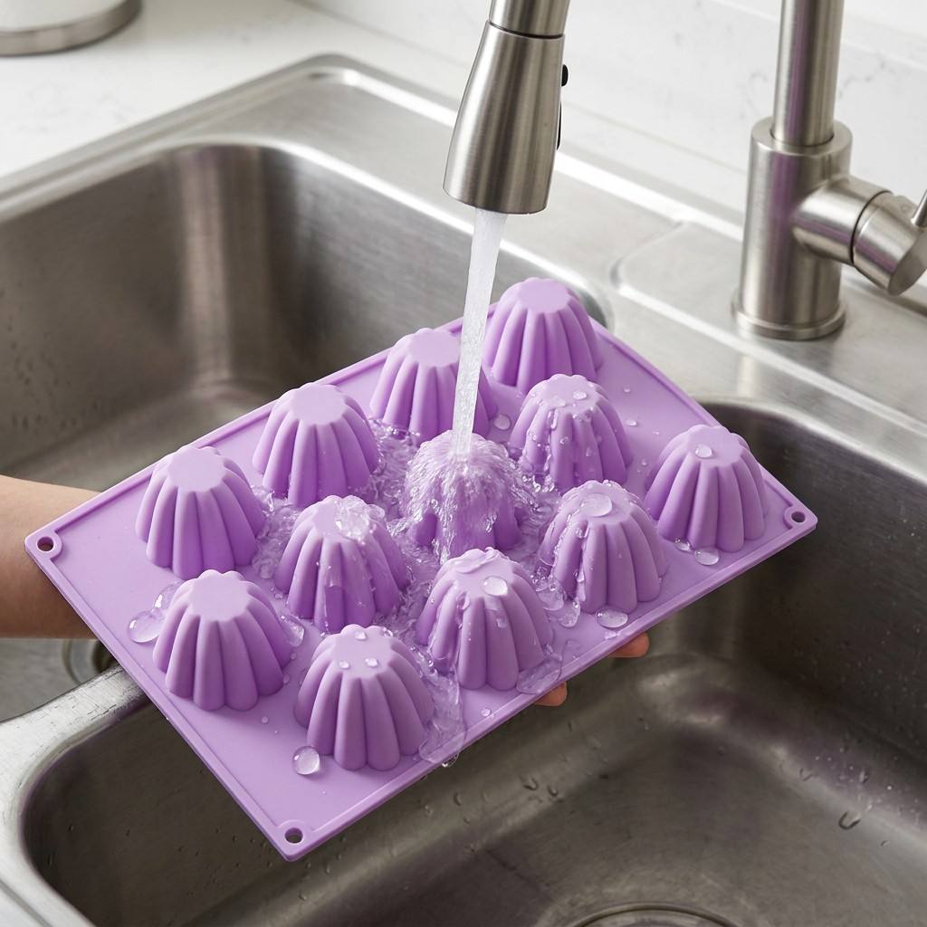 12-Cavity Mini Spiral Silicone - Miniature Baking Kitchen ulasan dan harga
